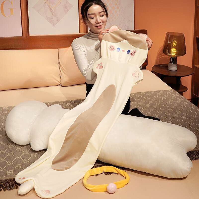 Cute Long Legged Girl Sleeps In Bed With Her Legs Pinned, Maternity Side Sleeper Pillow_voghion.com