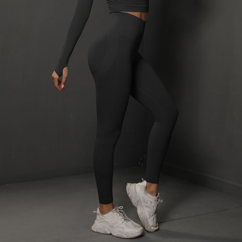 New High Waist Stretch Training With Peach Hips Yoga For Women's Outdoor Running And Fiess Pants_voghion.com