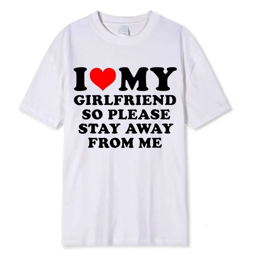 Roupas de namorado, eu amo homens estampados de namorada, então, por favor, fique longe da minha diversão, citações de namorado, camisetas de casal_voghion.com