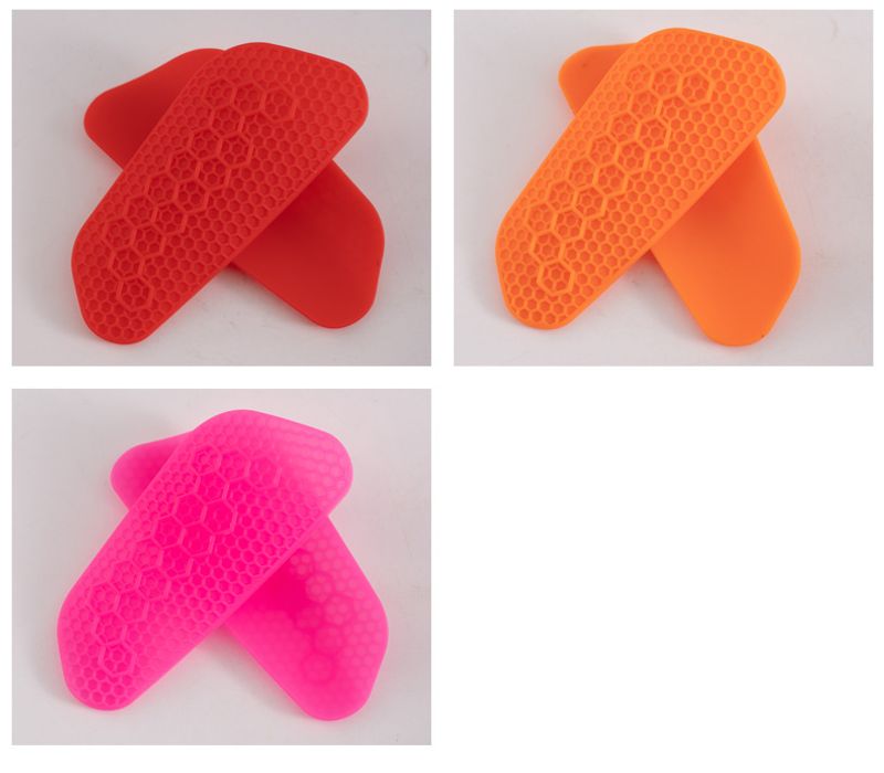 Silikone benpuder Fodbold indsats Voksen professionel brætspil træning sport vagt læg beskyttelse_voghion.com