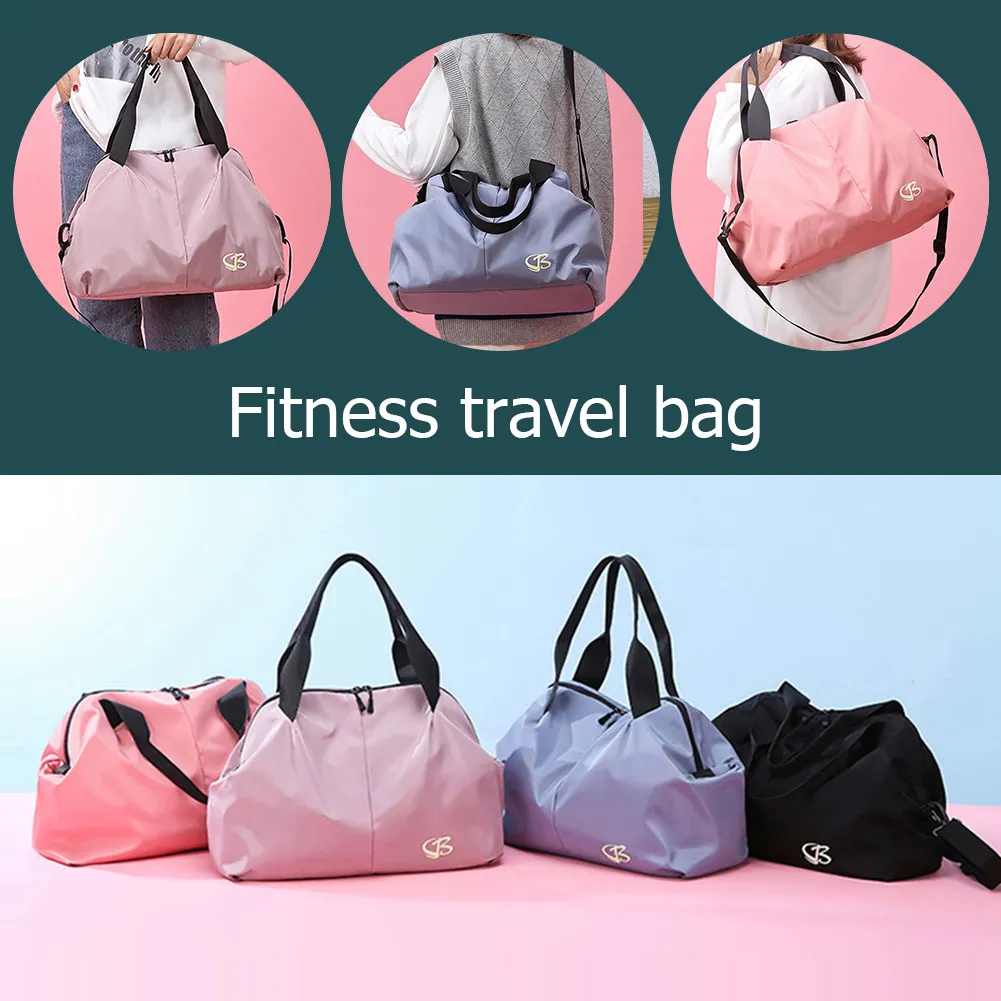 Fashio Gym Fiess Traiig Shoulder Large Capacity Bag Shoppig Yoga Travel Duffle Bags Portable Crossbody Hadbags_voghion.com