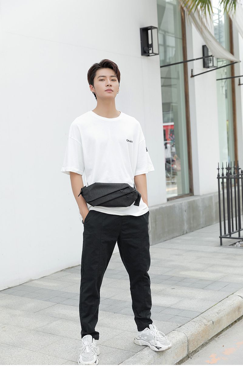 Brust trendige Marke einzelne Schulter Crossbody Ins Funktion Herren Sport Taille leichte kleine Cross Bag Rucksack_voghion.com