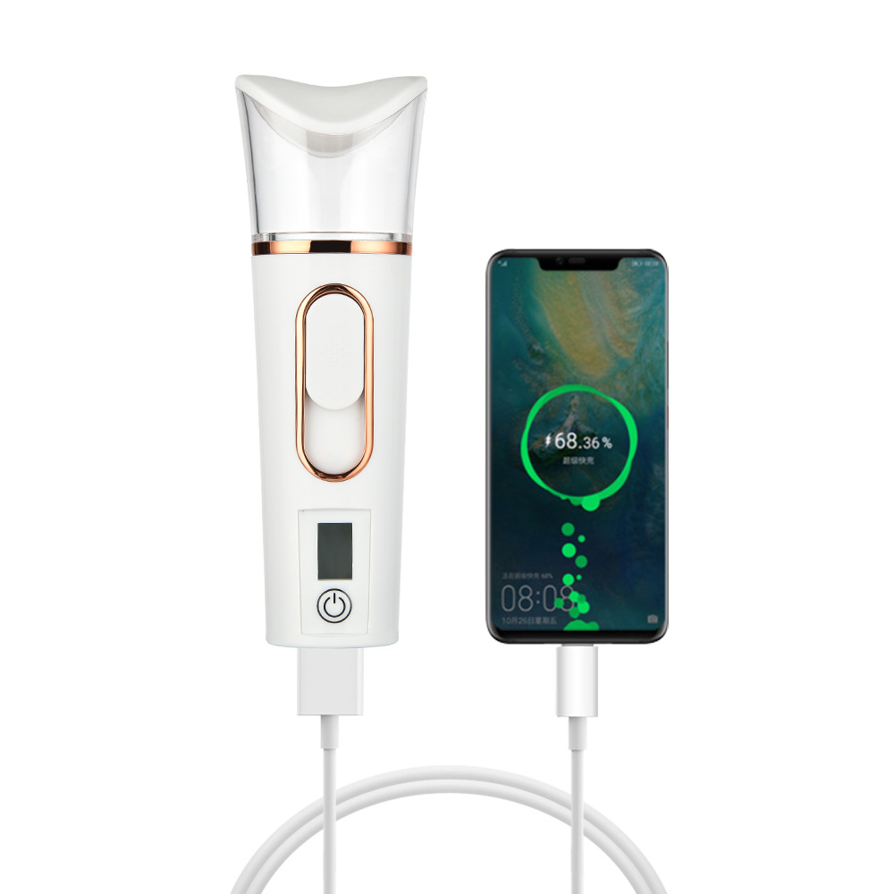 Nano Sprayer Portable Automitic Sanitizer Atomizer Mini Steam Cold Spray Bullet Bottle Health Care Disinfectant Atomization Tool_voghion.com