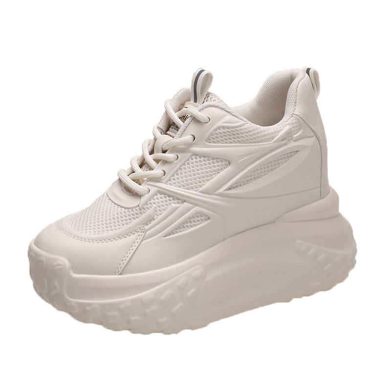 Huel Fersen 10cm Sneakers Chunky Casual Hierscht Fréijoersplattform Wedge High Fashion Atemend Fraen Summer Schong_voghion.com