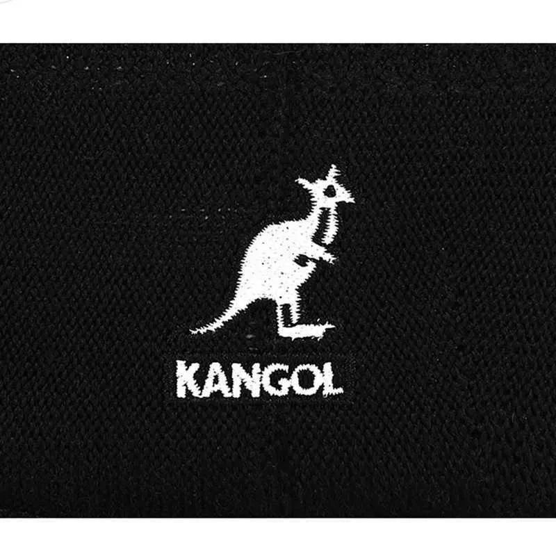 Σετ καπέλα κασκόλ καλοκαίρι KANGOL καγκουρό ψαράς γείσο νιπτήρα μόδα άγριο βαμβακερό ύφασμα για άνδρες και γυναίκες επίπεδη επιφάνεια ύφασμα_voghion.com