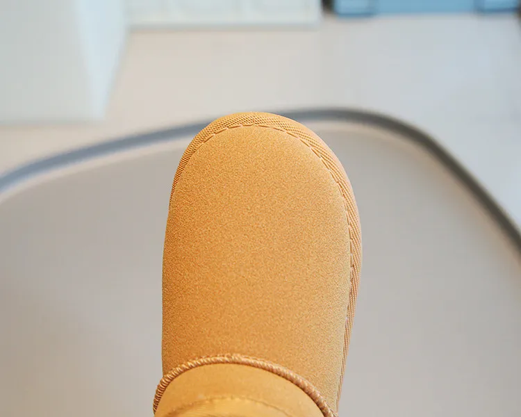 Fashion Children Casual Girls Boys Snow Warm Kids Boots Boy Winter Cashmere Cotton Shoes Sneakers_voghion.com