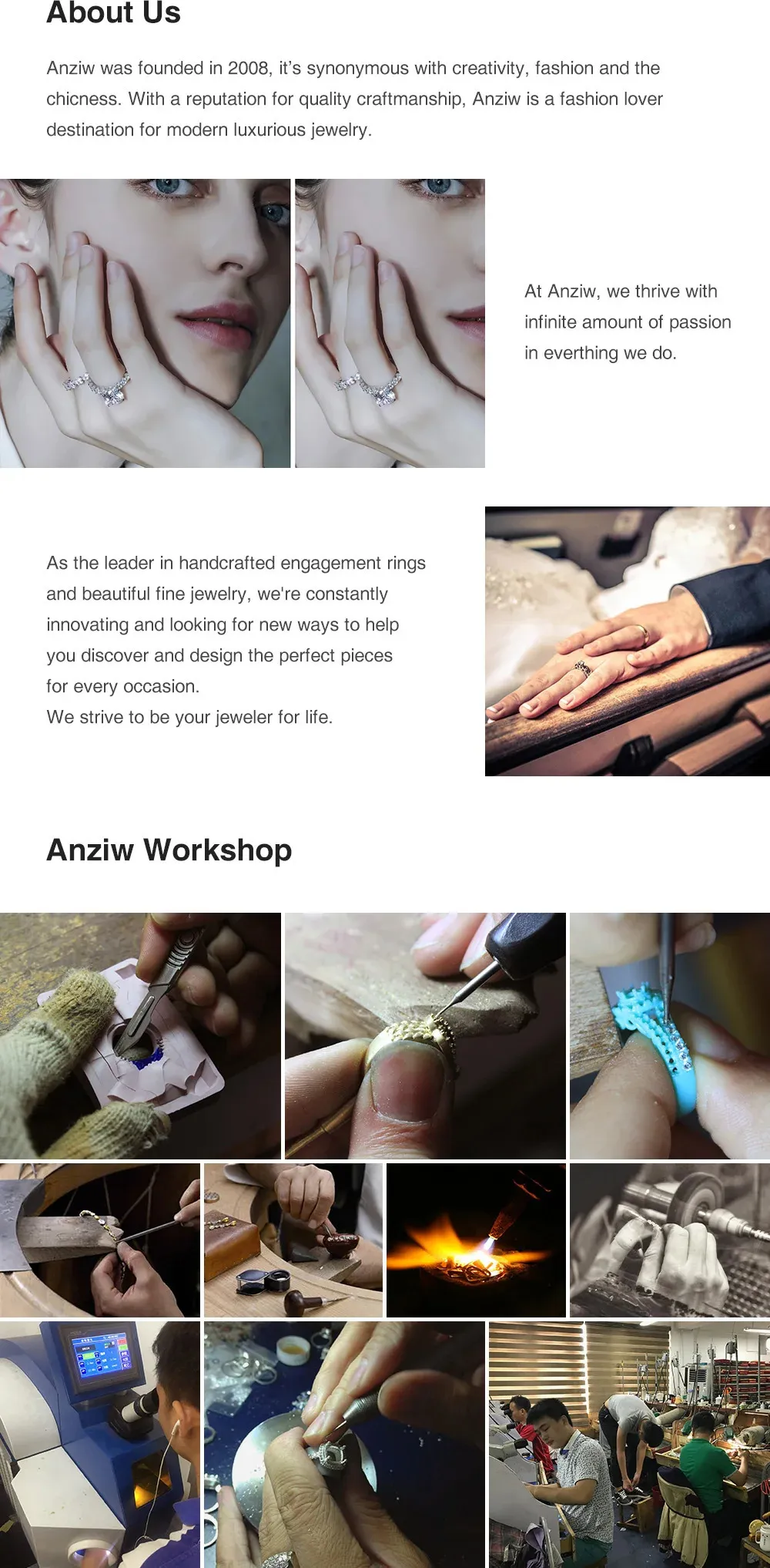 Anziw Personalità Fritillaria Bianca Bussola Pendente Collana Piercing Orecchini Placcato Oro Sterling Argento Regalo Donna_voghion.com