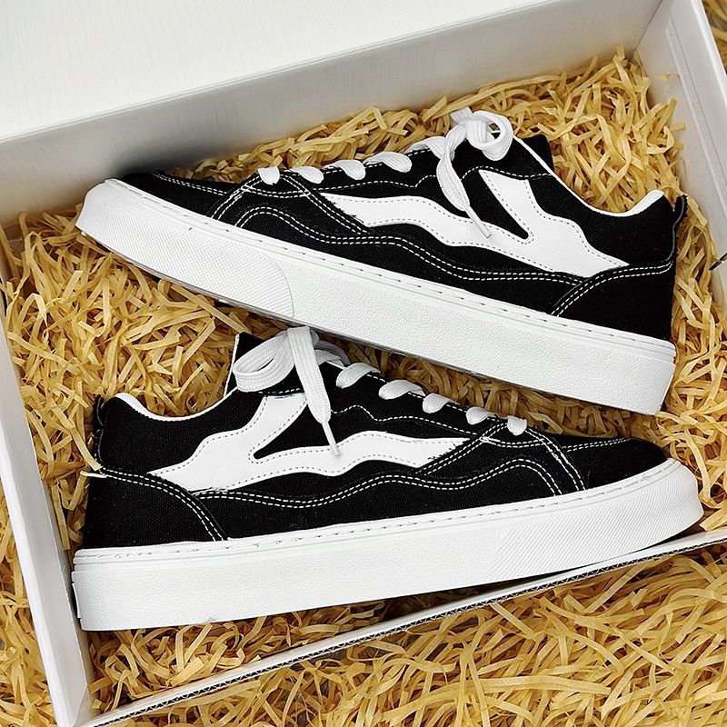 Neue Student Casual Canvas Herrenmode Board Schuhe_voghion.com