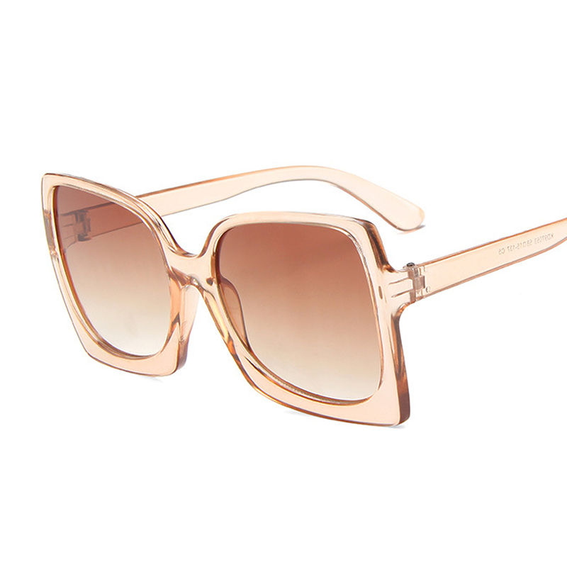 Oversized Square Sunglasses Woman Fashion Brand Designer Sun Glasses Female Big Frame Retro Mirror Vintage Oculos De Sol_voghion.com
