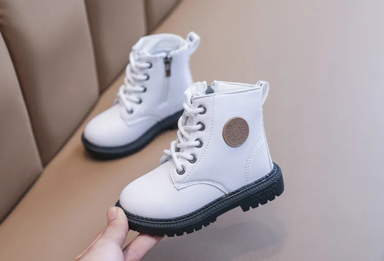Kids Fashion Casual Toddler Boys Girls Autumn Winter Leather Littlesprouts Boots Children Running Sport Snow Shoes Sizes_voghion.com