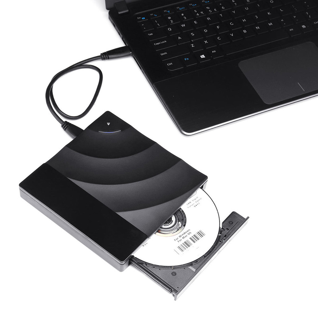 Externí DVD mechanika Vysokorychlostní USB 3.0 CD DVD vypalovačka Notebook RW přehrávač Ovladač Dotykové ovládání CD-RW Nárazuvzdorná vypalovačka_voghion.com