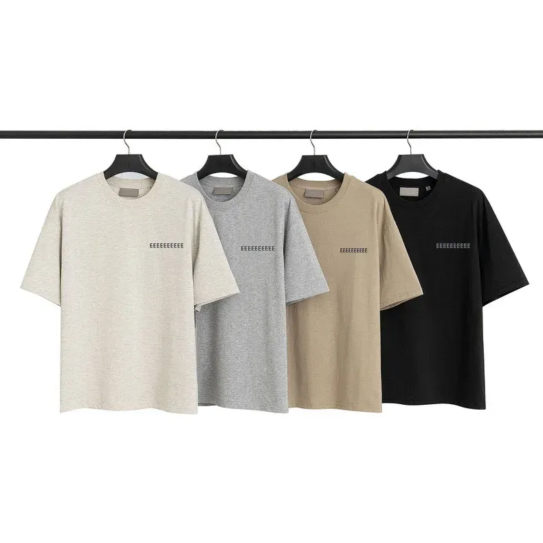 Herr oversized shorts för fritid med reflekterande tryck_voghion.com