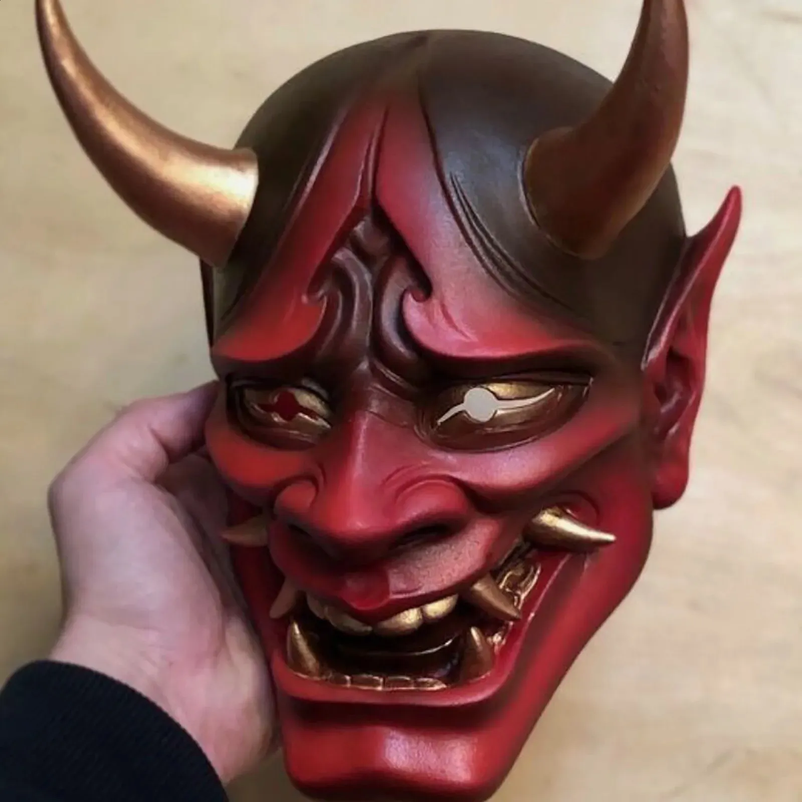 Hannia Halloween Role Playing Ghost Costume Accessories Carnival Horror Devil Prana Mask Props Party Supplies 240819_voghion.com