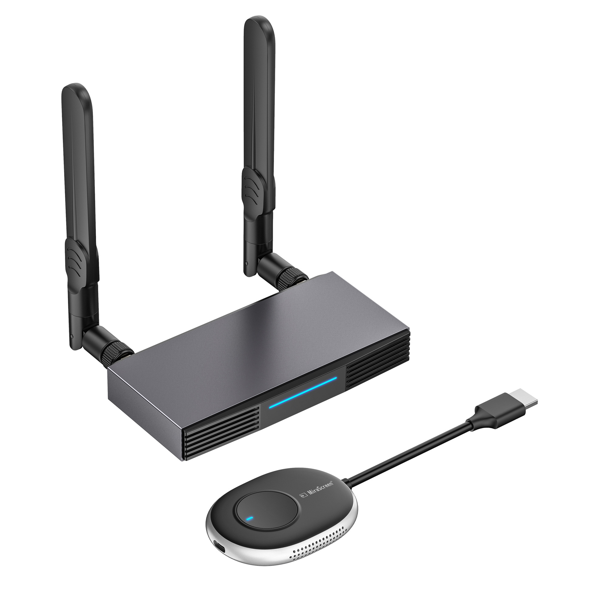 50M Wireless HDMI Video Sender und Empfänger Extender Display Adapter Dongle 4K 5G für PS4 PC zu TV Monitor Projektor Stick_voghion.com
