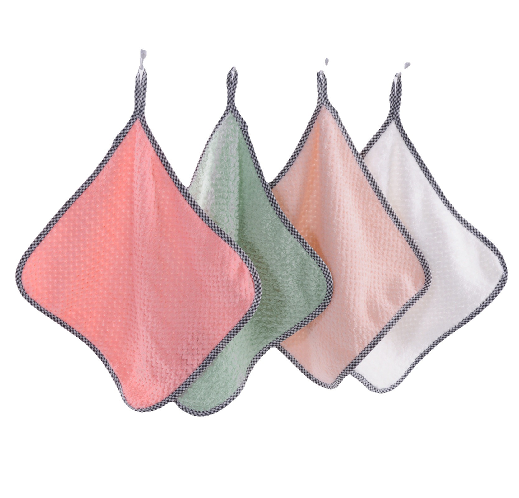 Asciugamano da cucina, straccio, straccio in microfibra, strofinaccio, antiaderente, olio, panno per la pulizia del tavolo, panno assorbente, paglietta per la casa_voghion.com