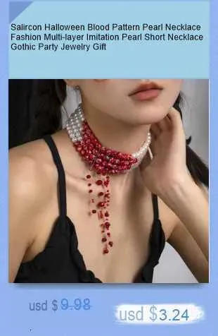 Colliers pendentifs nouvelle mode coréenne colorée mignonne perles de rocaille chaîne collier ras du cou pour femmes perles simulées baroques_voghion.com