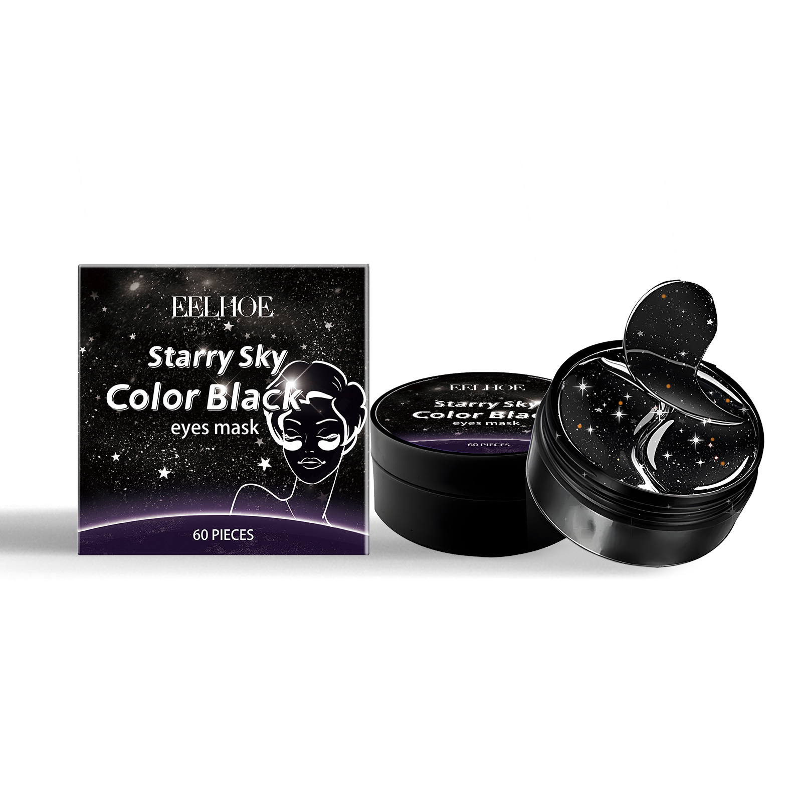 EELHOE Star Plus Black Eye Mask Hydrates And Moisturizes The Skin Around The Eyes_voghion.com