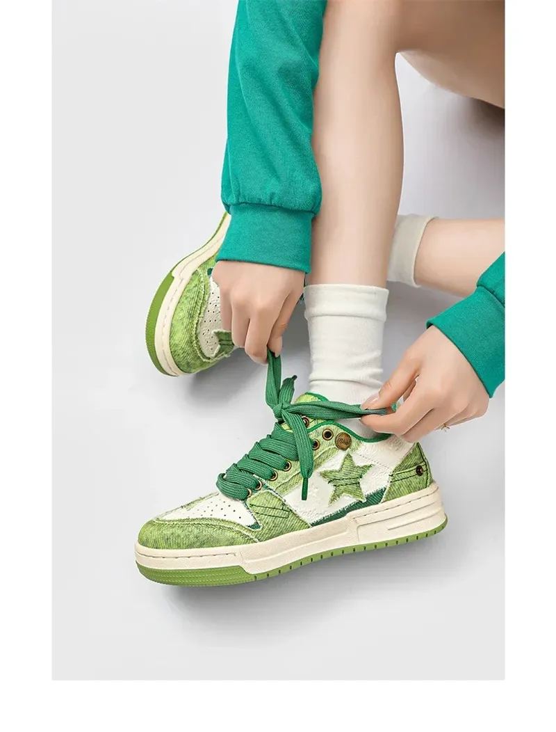 Modische Basketball-Sneakers: bequeme Casual-Sportschuhe mit weichen Sohlen_voghion.com