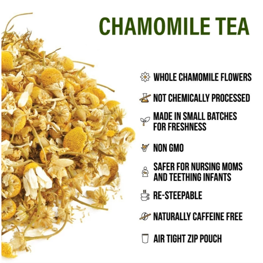 Chamomile Tea For Calming Sleep Aid Stress And Anxiety Relief_voghion.com