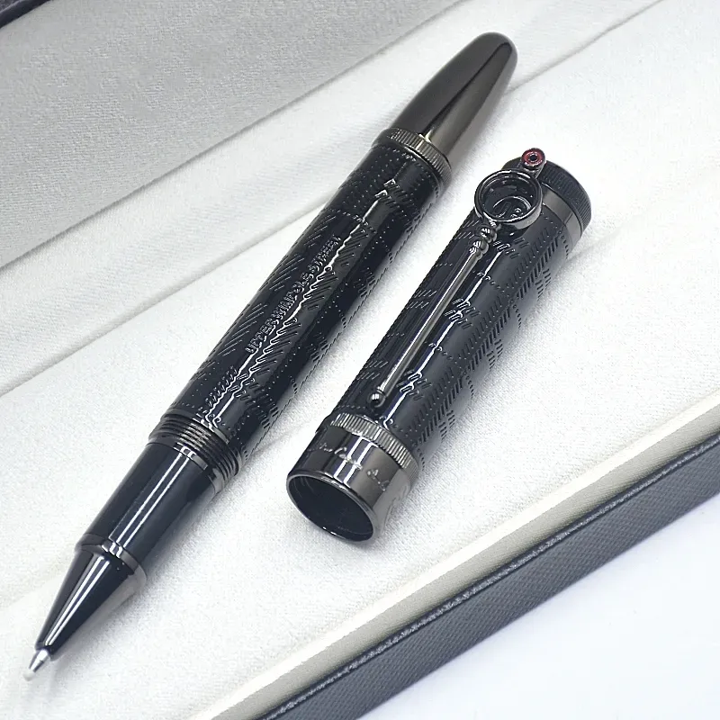 Kemični svinčnik Sir Arthur Conan Doyle z omejeno licenco, moder in črn, kovinski, detektivski, pisarniški, nalivna peresa s serijsko številko._voghion.com