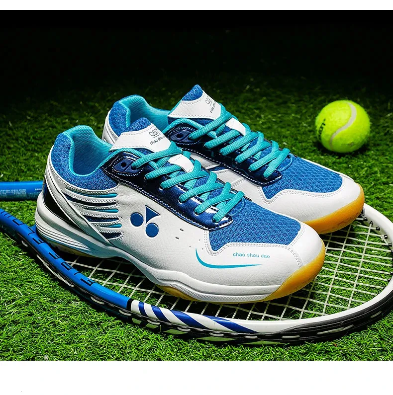 womens breathable volleyball Mens badminton shoes indoor athletic training sneakers tennis couple_voghion.com