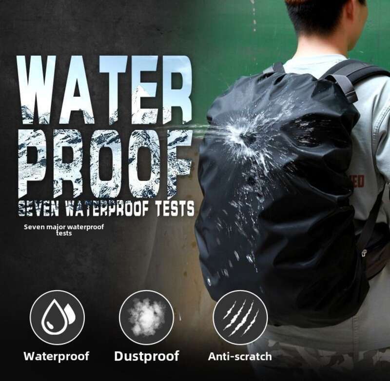 【 Numerous Positive Reviews 】 Multi Functional Rain Cover Cloth, Large Capacity Pull Rod Hiking Bag, Waterproof Cover,_voghion.com