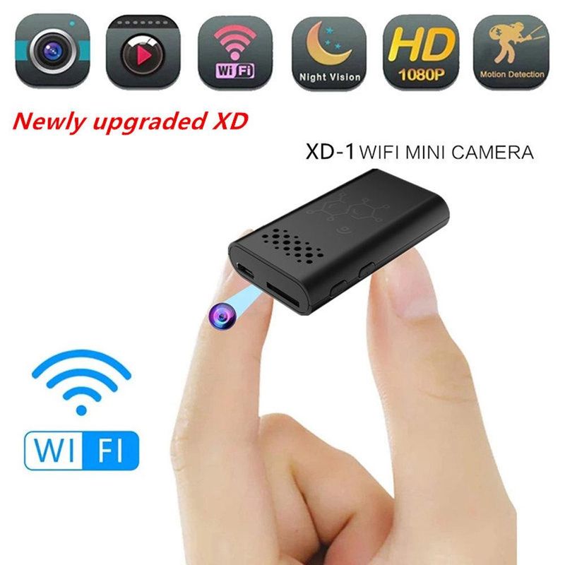 XD uppgraderad trådlös WIFI hemsäkerhet HD night vision mini mobil övervakningskamera_voghion.com