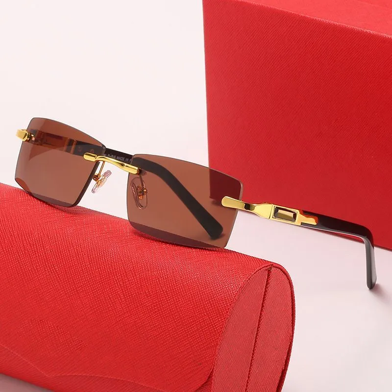 Classic Men's Sunglasses Retro Designer Metal Frame Eyewear_voghion.com