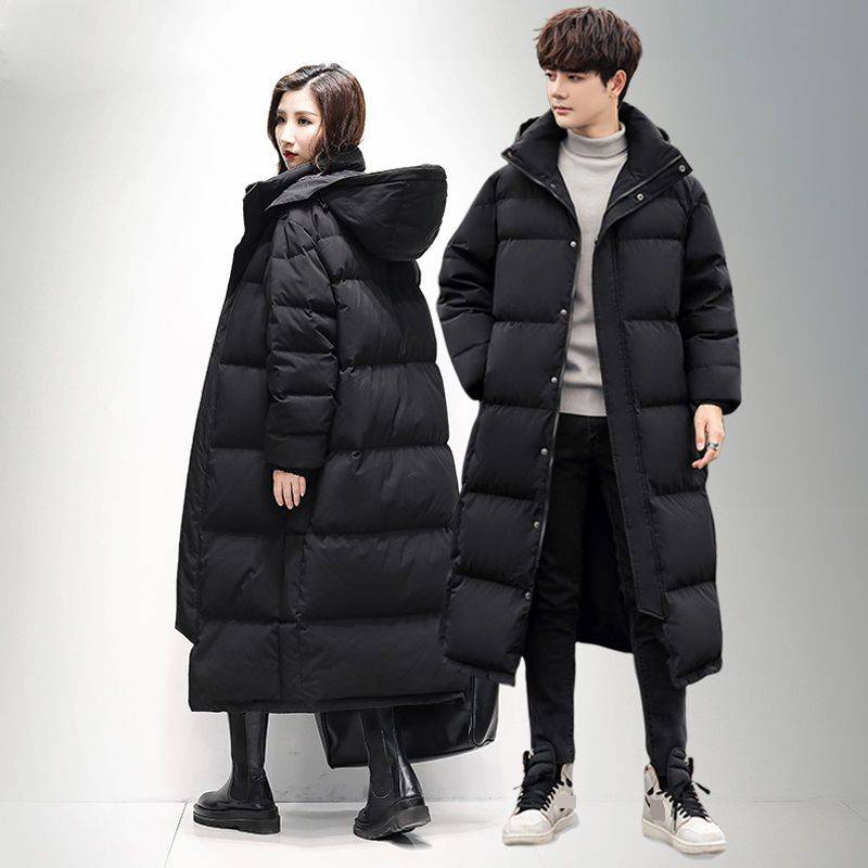 Men's Clothing Solid Color Down Jacket, Thickened, Warm, Windproof, Unisex, Cold Resistant, Simple And Stylish, Extra Thick._voghion.com