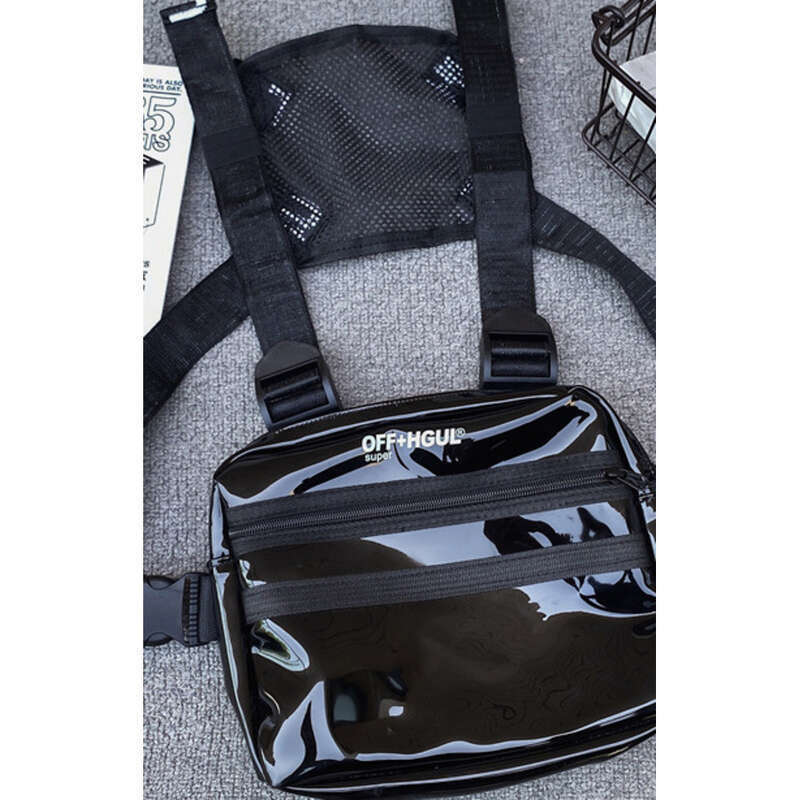 Herren Multifunktions-Overalls, Funktionsrucksäcke, Hip Hop Hipster Brusttaschen, Westen_voghion.com