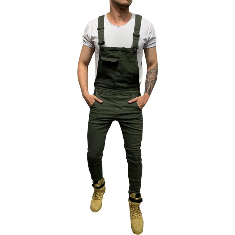 Cool Designer Brand Jeans Man Pants For Men Pocket Denim Overall Jumpsuit Streetwear Sexy Suspender Pant E21_voghion.com