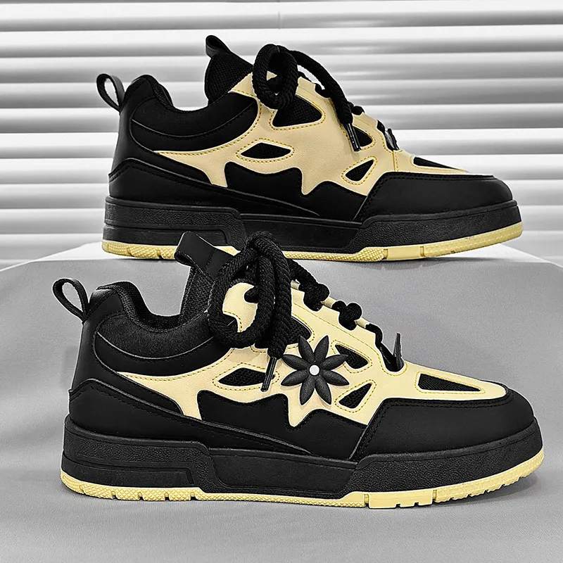 Designer-Schuh für Männer Herren Freizeitschuhe Schwarz Gelb Weiß Blau Grün Mesh Leder Outdoor Sports Sneakers Trainer Kostenlos_voghion.com