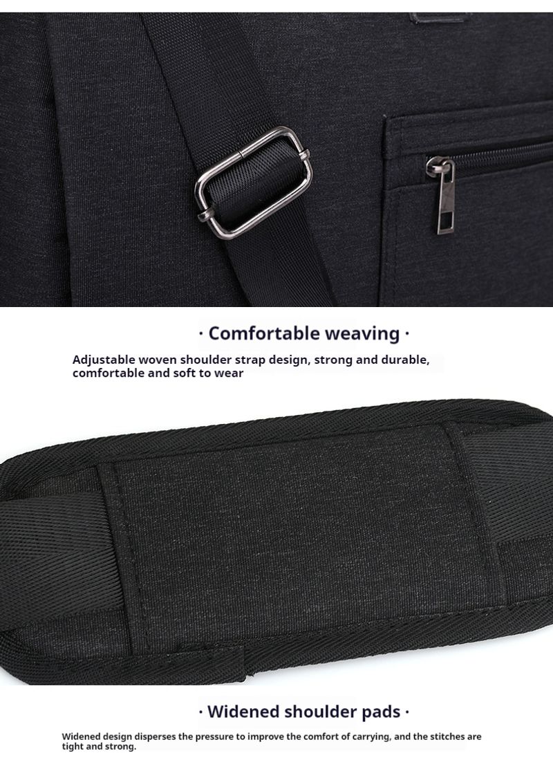 Schwarze neue faltbare Aufbewahrungsreisetasche mit großem Fassungsvermögen, modische wasserdichte Fiesstasche,_voghion.com