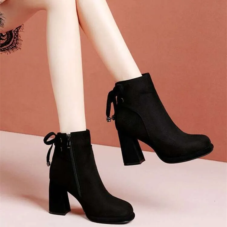 Women's Boots Autumn Winter Fleece Fashionable Wear Minimalist style Comfortable Triple Camel Free shipping size_voghion.com