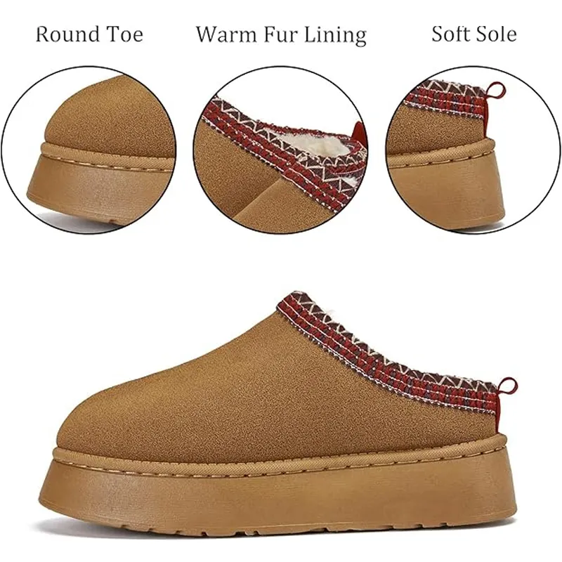 Damestøvler Australien Classic Tasman Slipper ultra mini platform snestøvle dame vinter varme uldsko udendørs_voghion.com