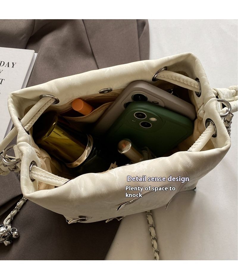 Borsa a mano Super Niche per donna Nuova borsa a secchiello popolare a forma di farfalla, versatile, monospalla, diagonale_voghion.com