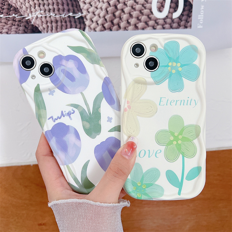 Coque téléphone motif tulipe rose design esthétique clair_voghion.com