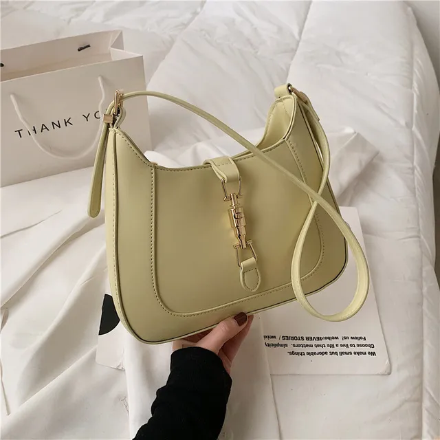 Women's Shoulder Bag Solid Colour Fashion Messenger Handbag_voghion.com