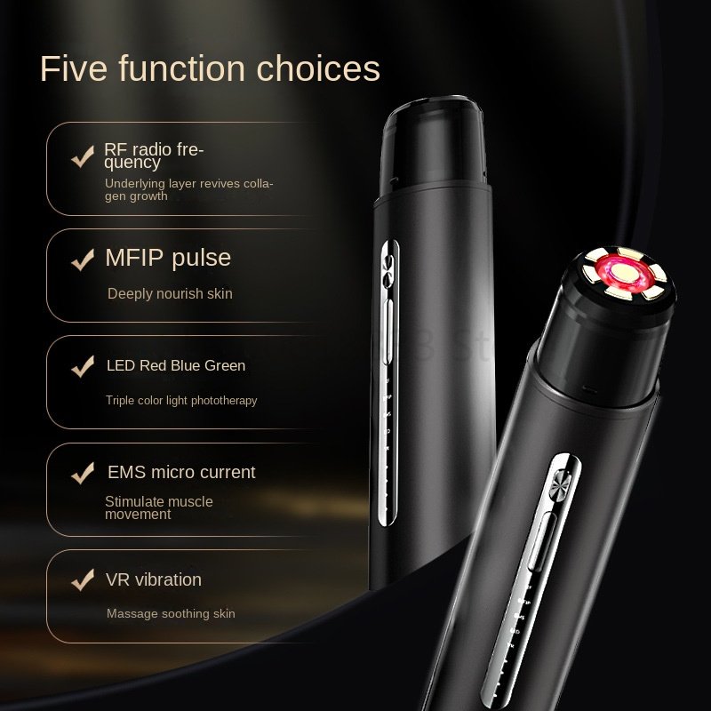 Strumento di bellezza RF Salute EMS Pulse elettrico Casa Rosso Blu Luce colorata Strumento di bellezza Casa Ringiovanimento Strumento di sollevamento_voghion.com