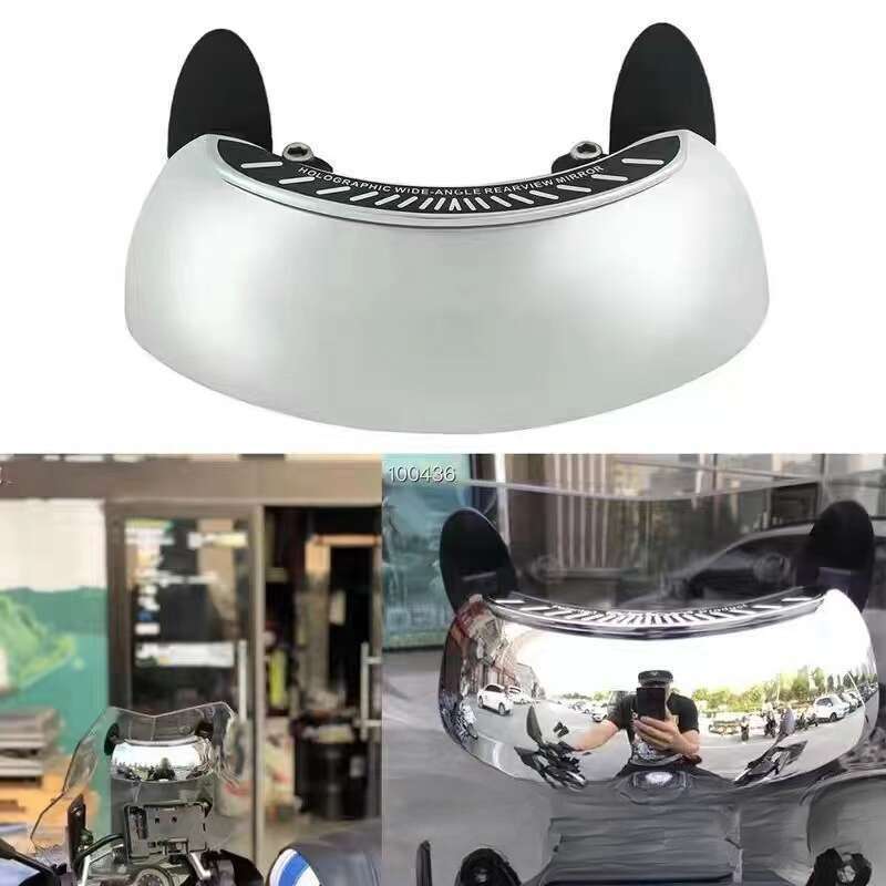 Accesorios de modificación de vehículos todoterreno para motocicletas: espejo retrovisor gran angular de 180 °, ángulo completo, sin puntos ciegos, ángulo grande_voghion.com