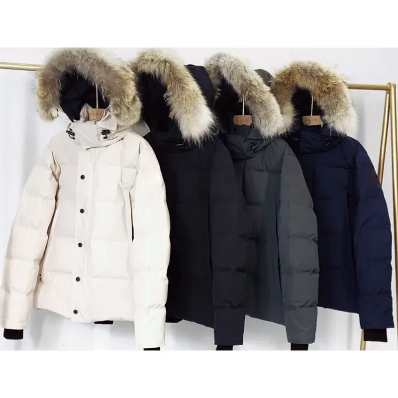 Designer High Quality Mens Jacket Goose Coat Fourrure Down Fur Canadian Wyndham Parka Overcoat Clothing Fashion Style_voghion.com