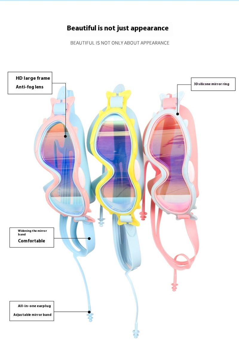 Hot selg new children's aron PC anti fog swimming waterproof goggles_voghion.com