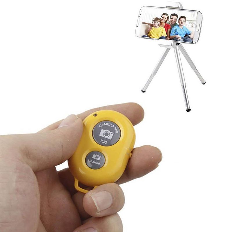 Wireless Bluetooth-compatible Camera Remote Control Selfie Shutter For Mobile Phone Monopod_voghion.com