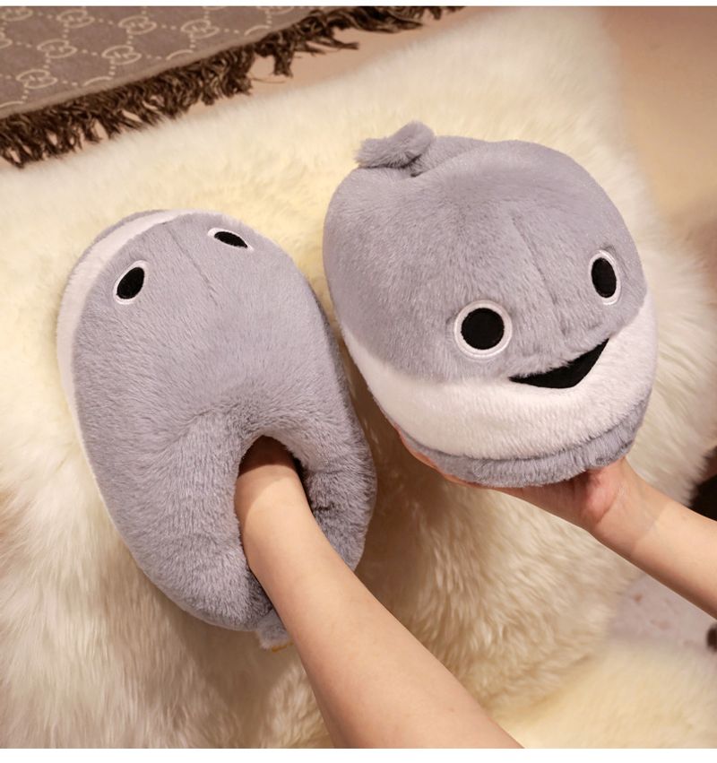 Autumn and winter turtle series shoes cartoon cute bag with home warm plush slippers cotton drag_voghion.com