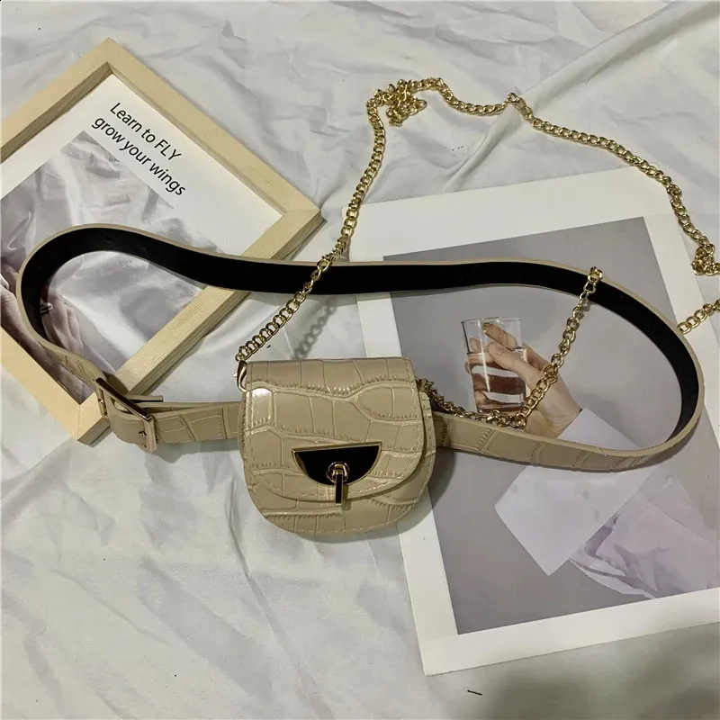 Asmenybės Y2k estetika Haruku mini krepšiai moterims mados leopardo diržas pečių rankinės gatvės apranga laisvalaikio juosmens krepšiai_voghion.com