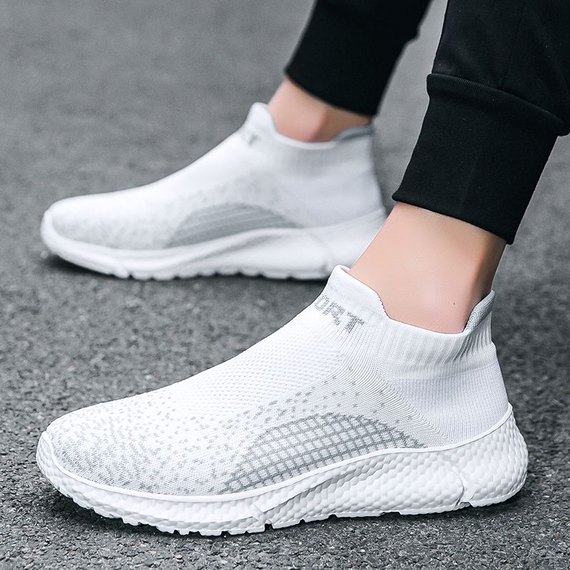 Slip On Men Outdoor Lightweight Men's Loafers Non-slip Soft Male Walking Shoes Breathable Mesh Casual Sneakers 2024_voghion.com