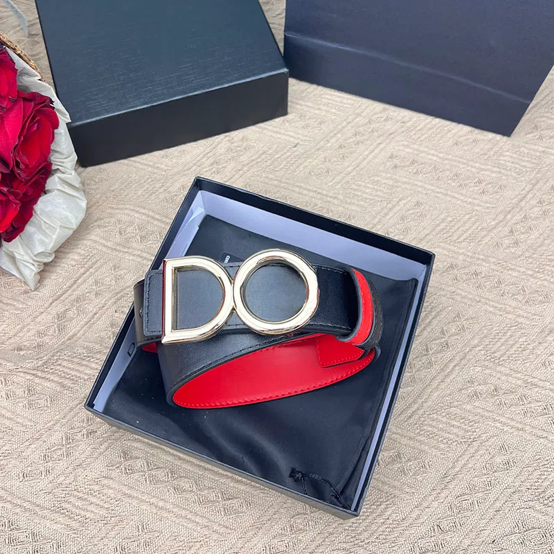mens designer 3.8 letter Double-sided available solid color print design 105-125 cm zinc alloy buckle men's belt_voghion.com