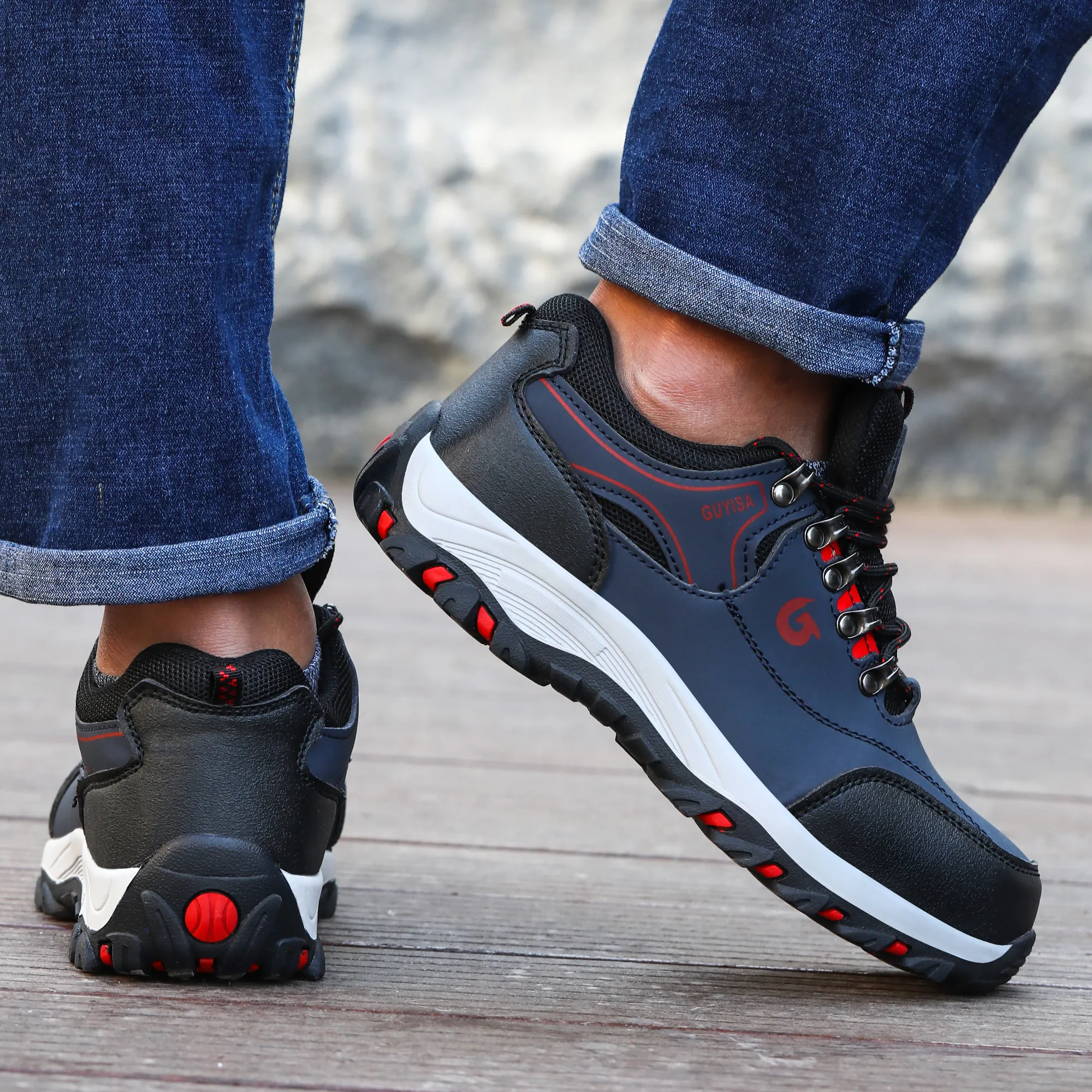 Steel Toe Cap For Men Boots Puncture-Proof Work Safety Protective Working Shoes Male Footwear Security Sneakers_voghion.com