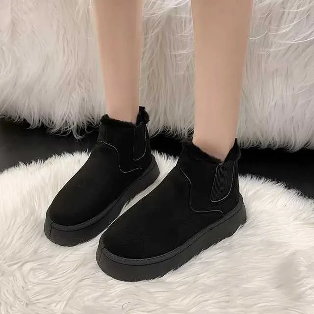 Neue Winter-Schneestiefel aus verdicktem Plüsch, warm, einfach und vielseitig, bequeme Baumwollschuhe M241005_voghion.com