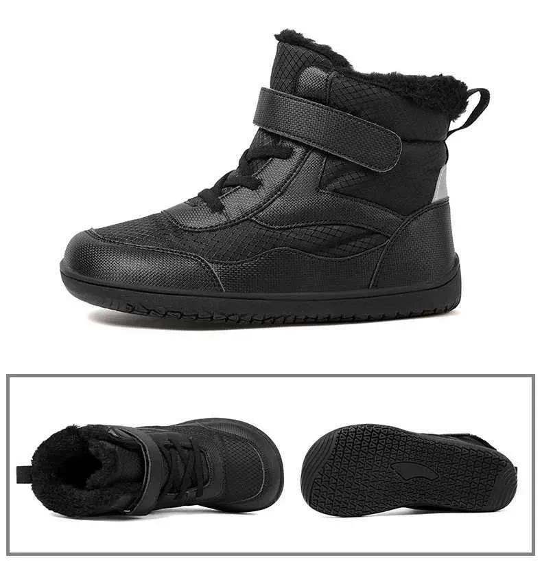 Athletic Outdoor Geeignet für kleine Kinder kleine große Baumwolle Kinder High Heels Jungen und Mädchen Zero Drop Schuhe_voghion.com
